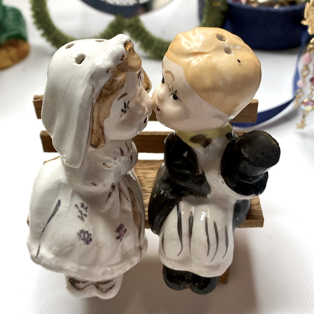 Cute Bride and Groom Salt and Pepper Shakers